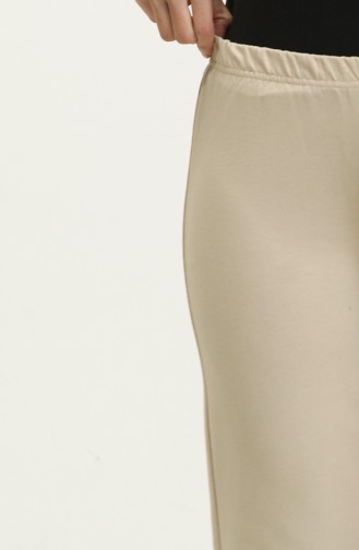 Elastic waist Sweatpants 23100-09 Beige 23100-09