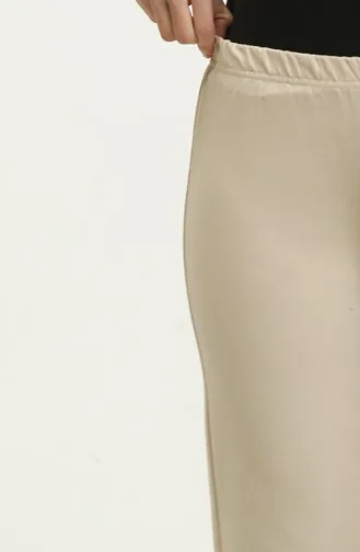 Joggingbroek Met Elastische Taille 23100-09 Beige 23100-09