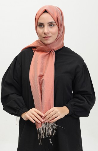 Tassel Taffeta Shawl 1268-05 Onion Peel 1268-05