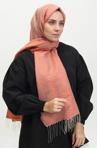 Tassel Taffeta Shawl 1268-05 Onion Peel 1268-05