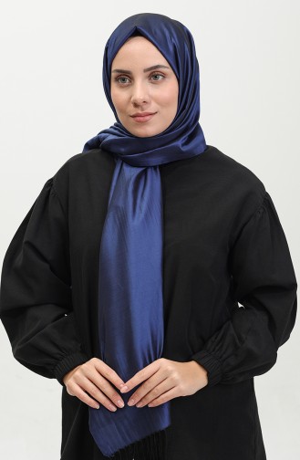 Tassel Taffeta Shawl 1268-06 Dark Blue 1268-06