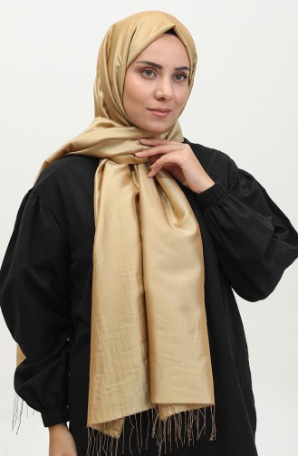 Taft-sjaal Met Kwastjes 1268-08 Goud 1268-08