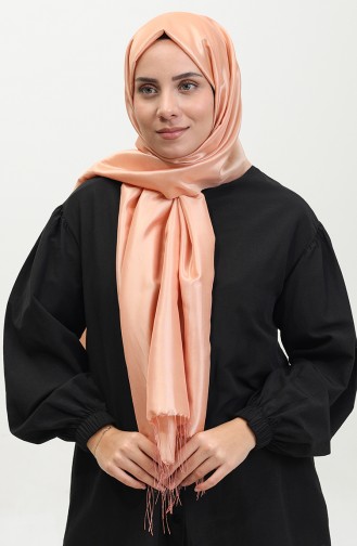 Tasseled Taffeta Shawl 1268-19 Light Pink 1268-19