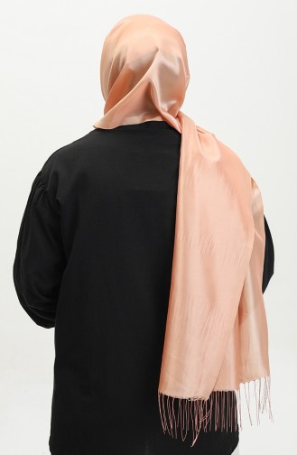 Tasseled Taffeta Shawl 1268-19 Light Pink 1268-19