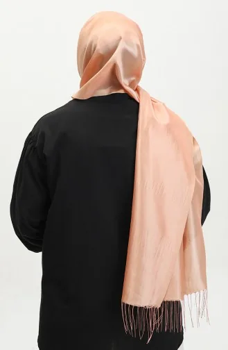 Püsküllü Tafta Şal 1268-19 Yavruağzı