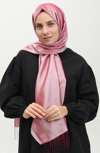 Tassel Taffeta Shawl 1268-28 Dusty Rose 1268-28