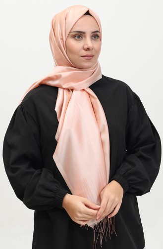 Tassel Taffeta Shawl 1268-30 Light Salmon 1268-30