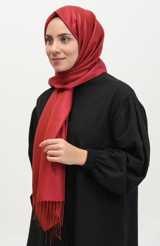 Tassel Taffeta Shawl 1268-38 Pomegranate Flower 1268-38