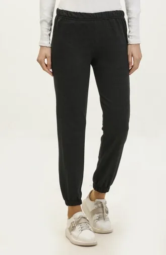Jogger-Jogginghose Mit Elastischem Bund 23003-02 Anthrazit 23003-02