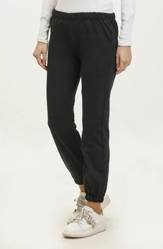 Jogger-Jogginghose Mit Elastischem Bund 23003-02 Anthrazit 23003-02