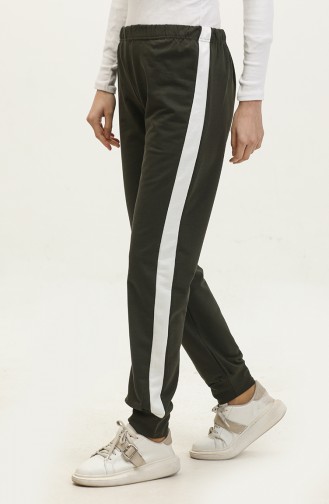 Joggingbroek Met Elastische Taille 23099-06 Kaki 23099-06