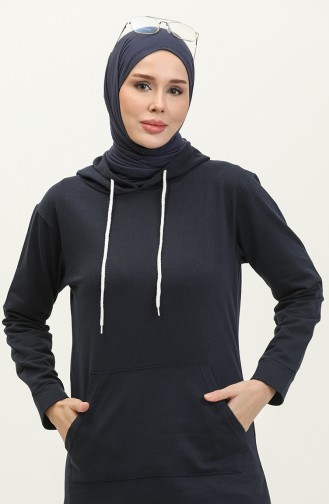 Two Piece Tracksuit Set 23103-03 Navy Blue İndigo 23103-03