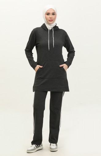 Two Piece Tracksuit Set 23103-04 Anthracite 23103-04
