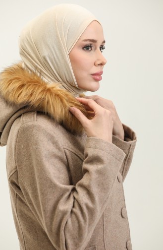 Hooded Coat 712010-05 Mink 712010-07