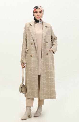 Tweed Coat 71209-05 Ecru 71209-05