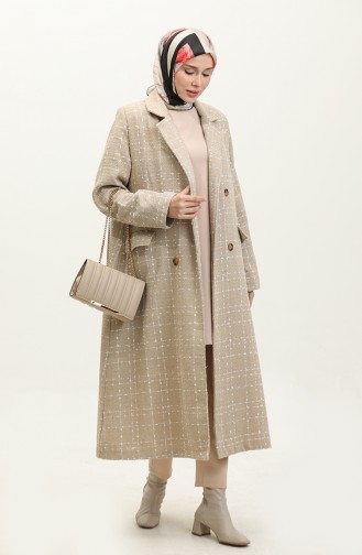 Tweed Coat 71209-05 Ecru 71209-05