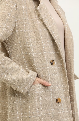 Tweed Coat 71209-05 Ecru 71209-05