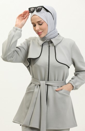 Combinaison De Plongée Détail Passepoil Pour Femme 1305-01 Gris 1305-01