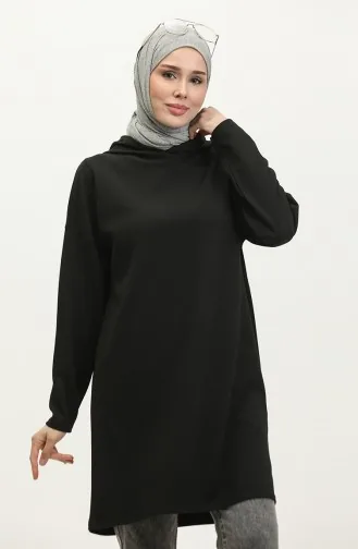 Hooded Seasonal Tunic 8679-01 Black 8679-01