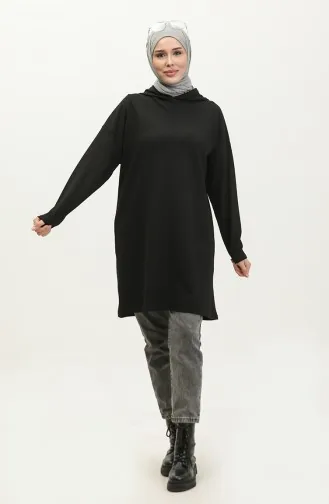 Hooded Seasonal Tunic 8679-01 Black 8679-01