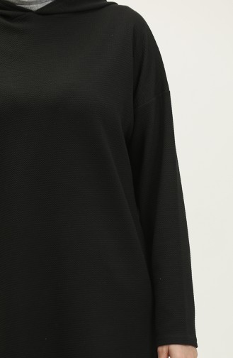 Hooded Seasonal Tunic 8679-01 Black 8679-01