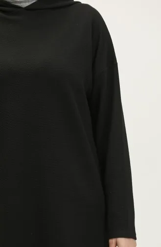 Hooded Seasonal Tunic 8679-01 Black 8679-01