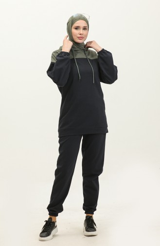 Hooded Tracksuit 3014-03 Navy Blue 3014-03