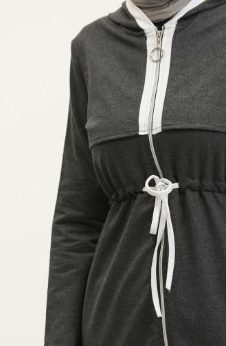 Zippered Two Thread Tracksuit 03074-01 Anthracite 03074-01