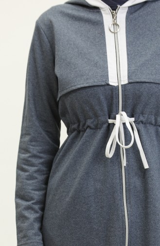 Zweifädiges Trainingsanzug-Set Mit Reißverschluss 03074-03 Indigo 03074-03