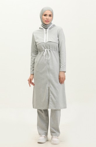 Tweedraads Trainingspak Met Ritssluiting 03074-05 Grijs 03074-05