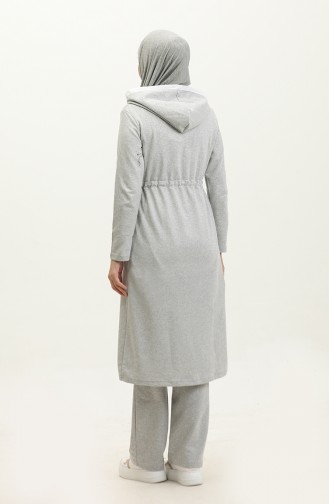 Tweedraads Trainingspak Met Ritssluiting 03074-05 Grijs 03074-05