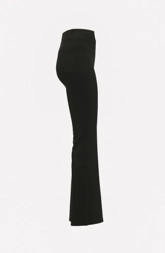 Flared Trousers 20036-01 Black 20036-01