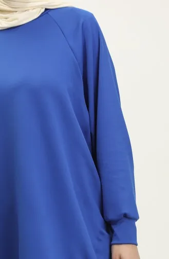 طقم ثنائي تونيك بنطلون 3569-01 أزرق ملكي 3569-01