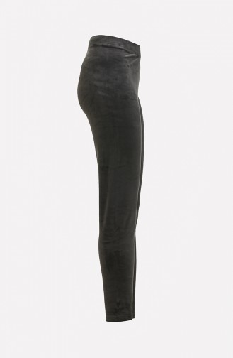 Plus Size Velvet Tights 20035-05 Gray 20035-05