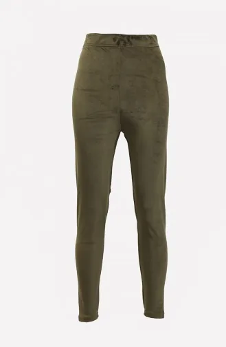 Collants Velours Grande Taille 20035-06 Kaki 20035-06