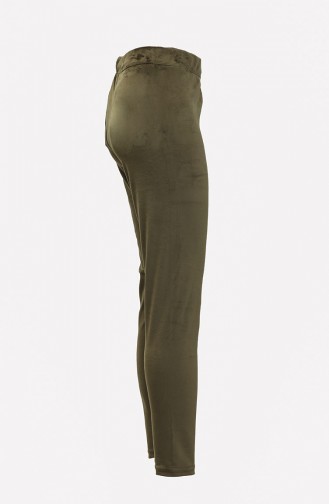 Large Size Velvet Tights 20035-06 Khaki 20035-06