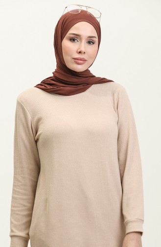 Gipeli Kaşkorse Tunik 9091-05 Bej