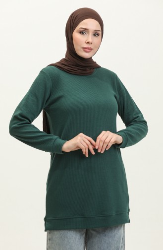 Gipeli Kaşkorse Tunik 9091-06 Zümrüt Yeşil