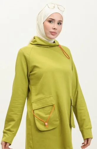 Ensemble Double Détail Détail Caoutchouc Néon 2080-03 Vert Olive 2080-03