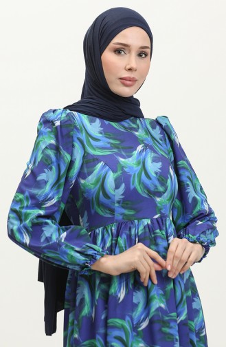 Körbchenkleid Mit Geraffter Taille 2303-01 Lila 2303-01