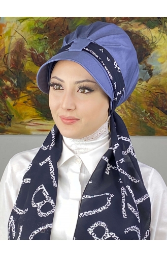 Turban Pret-a-Porter Couleur Lilas 15SPK2-12