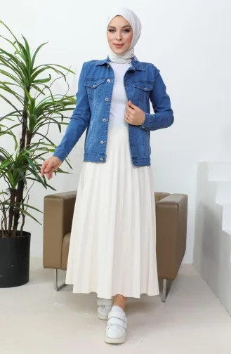 Distressed Jeansjacke 39001-03 Denim Blue 39001-03