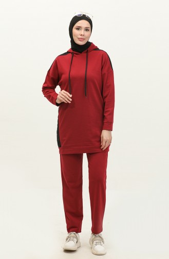 Ensemble Survêtement 3015-05 Rouge Claret 3015-05