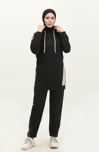 Tracksuit Set 3015-06 Black 3015-06