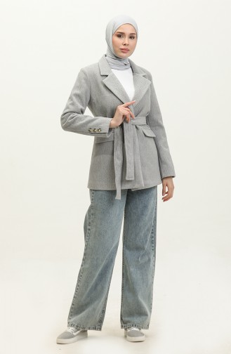Veste Point Chevron Gris C54 325