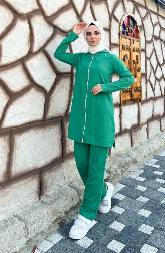 Tracksuit Set 3052-02 Green 3052-02