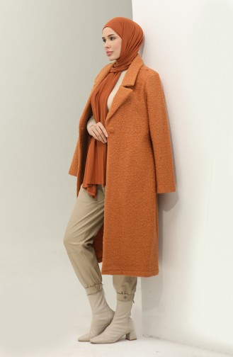 Boucle Coat Salmon K203 372