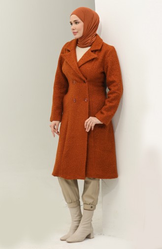 Boucle Coat Brown K203 373