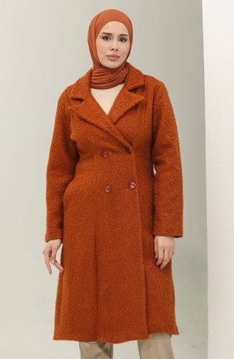 Boucle Coat Brown K203 373