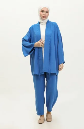 Tensel Fabric Abaya Set 9046-02 Saks 9046-02